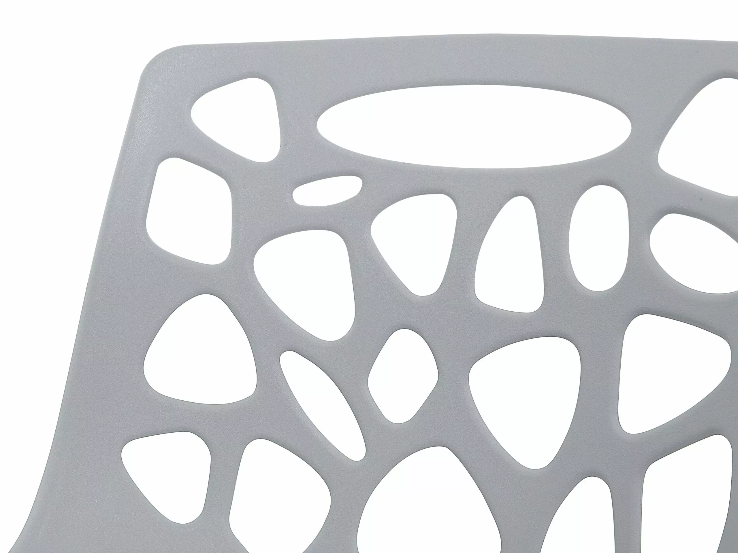 Beliani Silla De Comedor Gris Claro MORGAN 5 Beliani Silla De Comedor Gris Claro MORGAN - Imagen 3