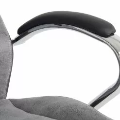 Beliani Silla De Oficina Reclinable De Poliéster Gris/negro/plateado FORMULA 1 -Sillas Ventas undef src sa picid 187657 type whitesh image scaled