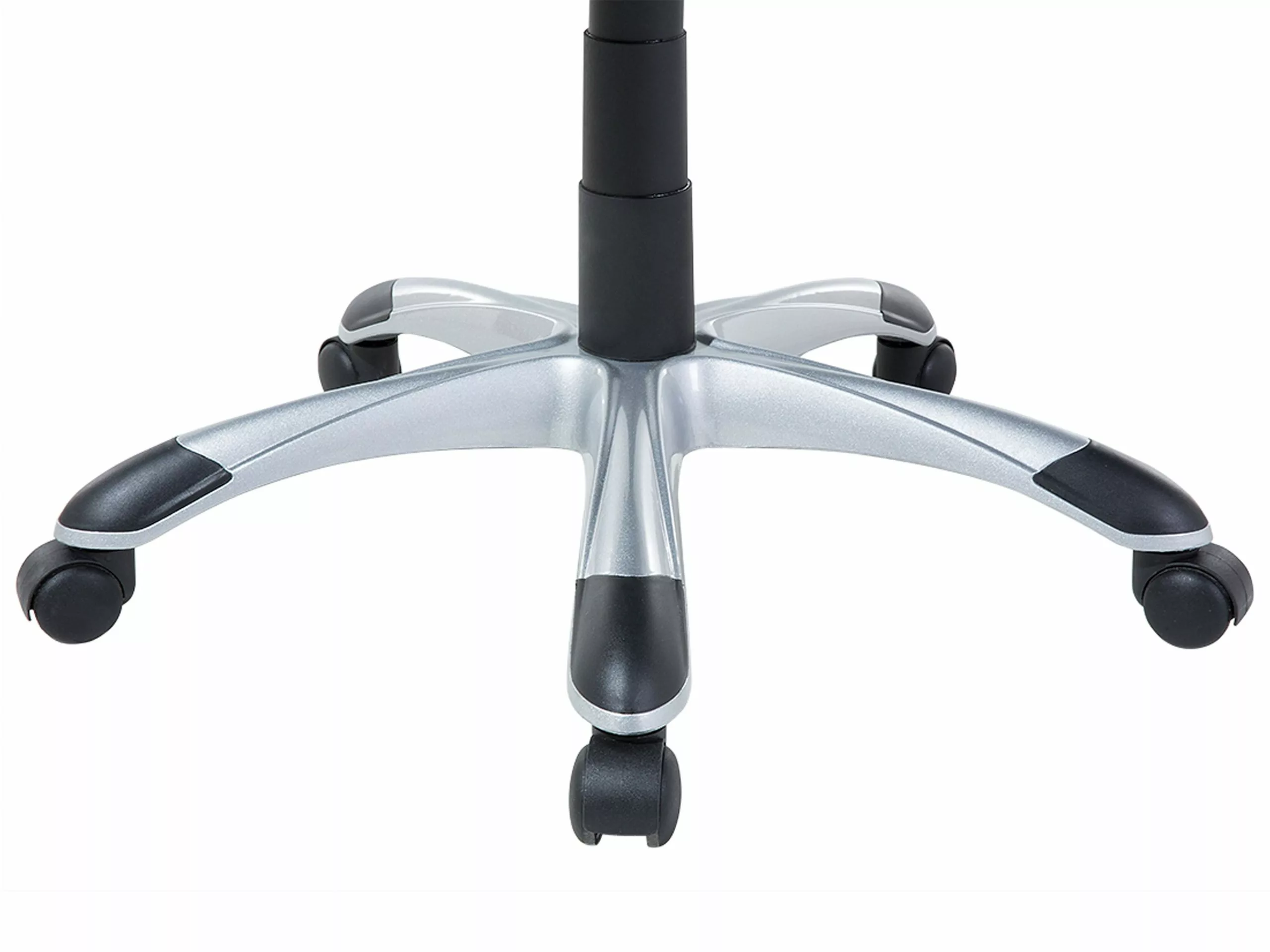 Beliani Silla De Oficina Reclinable De Poliéster Negro/plateado ICHAIR 10 Beliani Silla De Oficina Reclinable De Poliéster Negro/plateado ICHAIR - Imagen 8