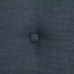 Beliani Sillón Tapizado Con Reposapiés Azul Marino VEJLE -Sillas Ventas undef src sa picid 254088 type whitesh image scaled