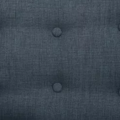 Beliani Sillón Tapizado Con Reposapiés Azul Marino VEJLE -Sillas Ventas undef src sa picid 254089 type whitesh image scaled