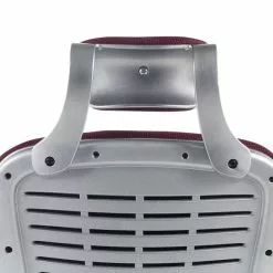 Beliani Silla De Oficina Reclinable De Malla Borgoña/plateado/negro PREMIER -Sillas Ventas undef src sa picid 339896 type whitesh image scaled