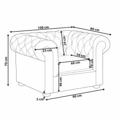 Beliani Sillón En Piel Color Marrón Dorado CHESTERFIELD 19 Beliani Sillón En Piel Color Marrón Dorado CHESTERFIELD -Sillas Ventas undef src sa picid 537777 type whitesh image scaled