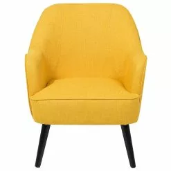 Beliani Sillón Amarillo LOKEN -Sillas Ventas undef src sa picid 550160 type whitesh image scaled