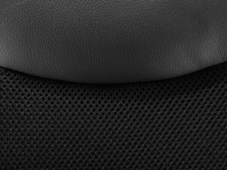 Beliani Silla De Oficina Reclinable De Piel Sintética Negro/gris Oscuro FIGHTER - Imagen 8