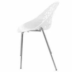 Beliani Conjunto De 4 Sillas De Comedor Blancas MUMFORD -Sillas Ventas undef src sa picid 679331 type whitesh image scaled