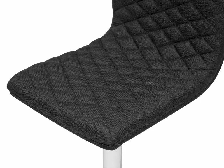 Beliani Conjunto De 2 Taburetes De Bar Negros ORLANDO - Imagen 10