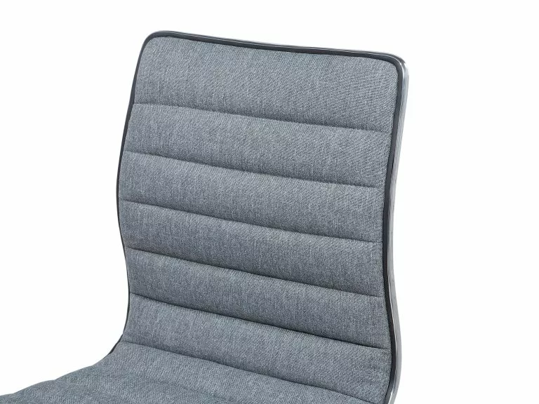 Beliani Conjunto De 2 Taburetes De Bar Gris LUCERNE - Imagen 8