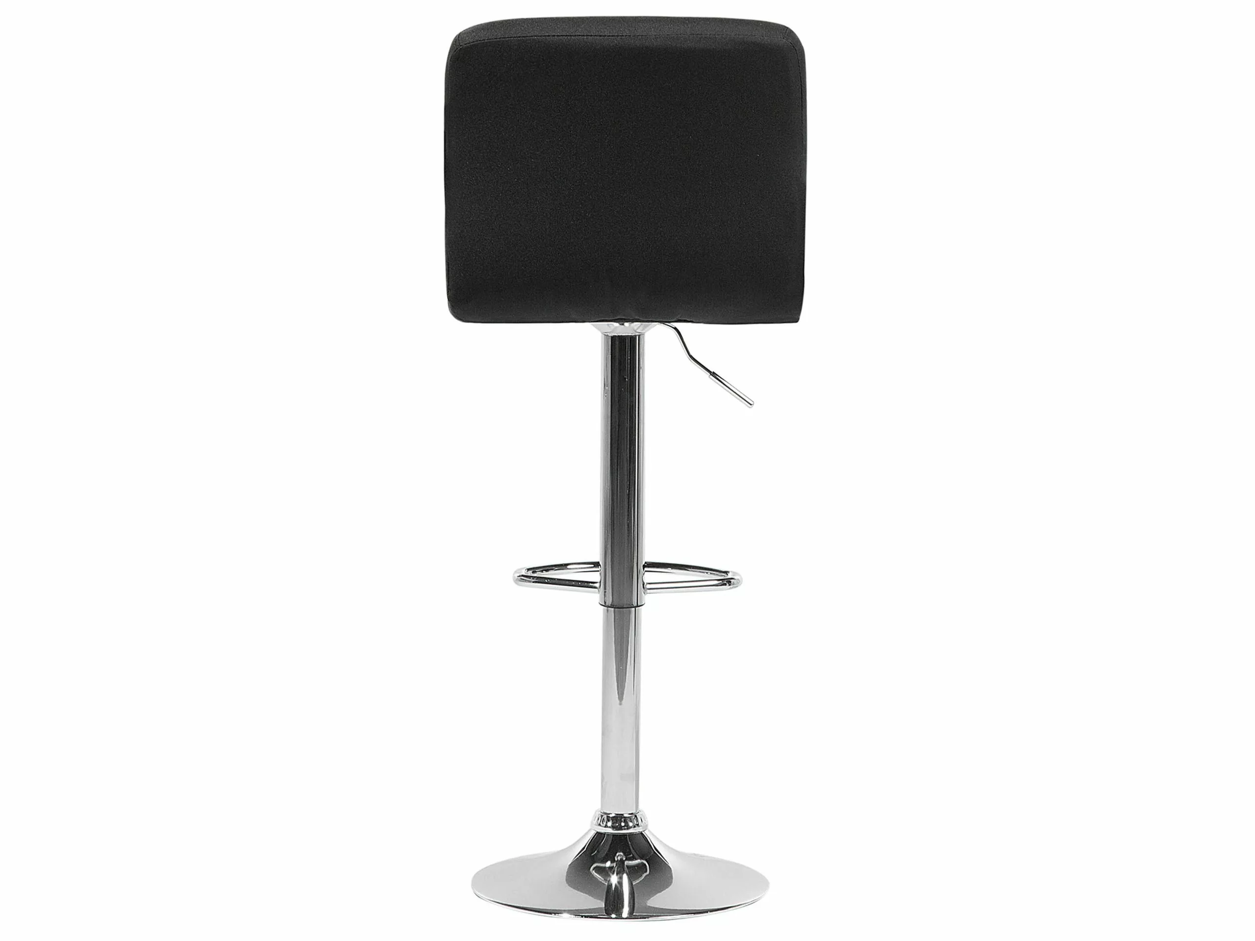 Beliani Conjunto De 2 Taburetes De Bar Altura Ajustable Negro MARION - Imagen 6