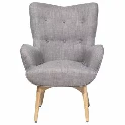 Beliani Sillón Tapizado Con Reposapiés Gris Claro VEJLE 15 Beliani Sillón Tapizado Con Reposapiés Gris Claro VEJLE -Sillas Ventas undef src sa picid 689757 type whitesh image scaled