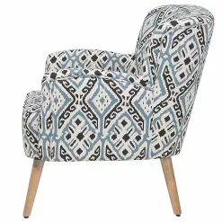 Beliani Sillón En Tejido Multicolor Con Reposapiés TUMBA 17 Beliani Sillón En Tejido Multicolor Con Reposapiés TUMBA -Sillas Ventas undef src sa picid 689957 type whitesh image scaled