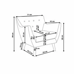 Beliani Sillón Rosa Pastel DRAMMEN -Sillas Ventas undef src sa picid 690043 type whitesh image