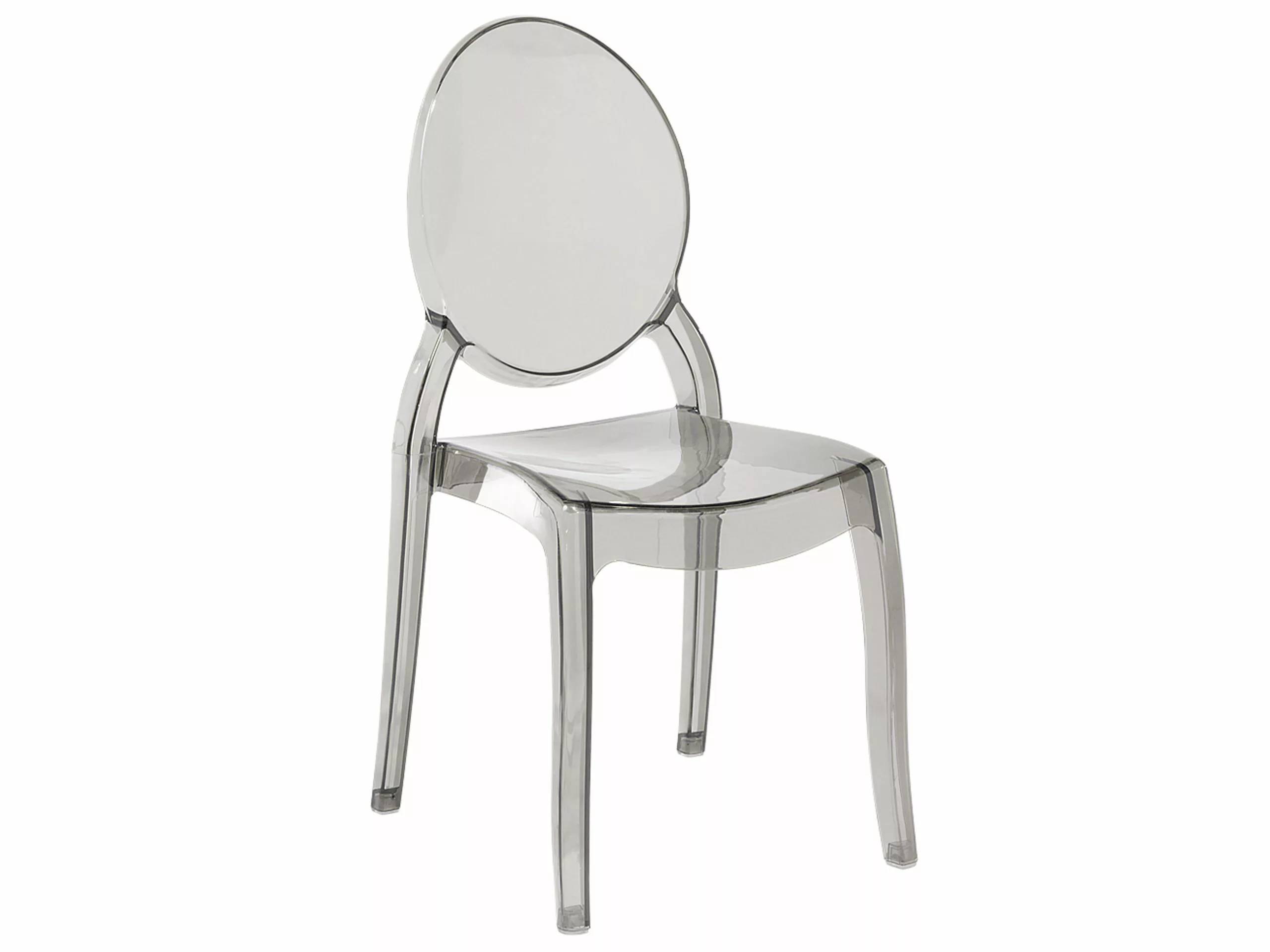 Beliani Conjunto De 4 Sillas De Comedor Negro/transparente MERTON 5 Beliani Conjunto De 4 Sillas De Comedor Negro/transparente MERTON - Imagen 3