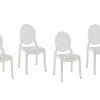 Beliani Conjunto De 4 Sillas De Comedor Transparente MERTON -Sillas Ventas undef src sa picid 690271 type whitesh image