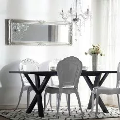 Beliani Conjunto De 2 Sillas De Comedor Blancas VERMONT -Sillas Ventas undef src sa picid 691777 type color image scaled