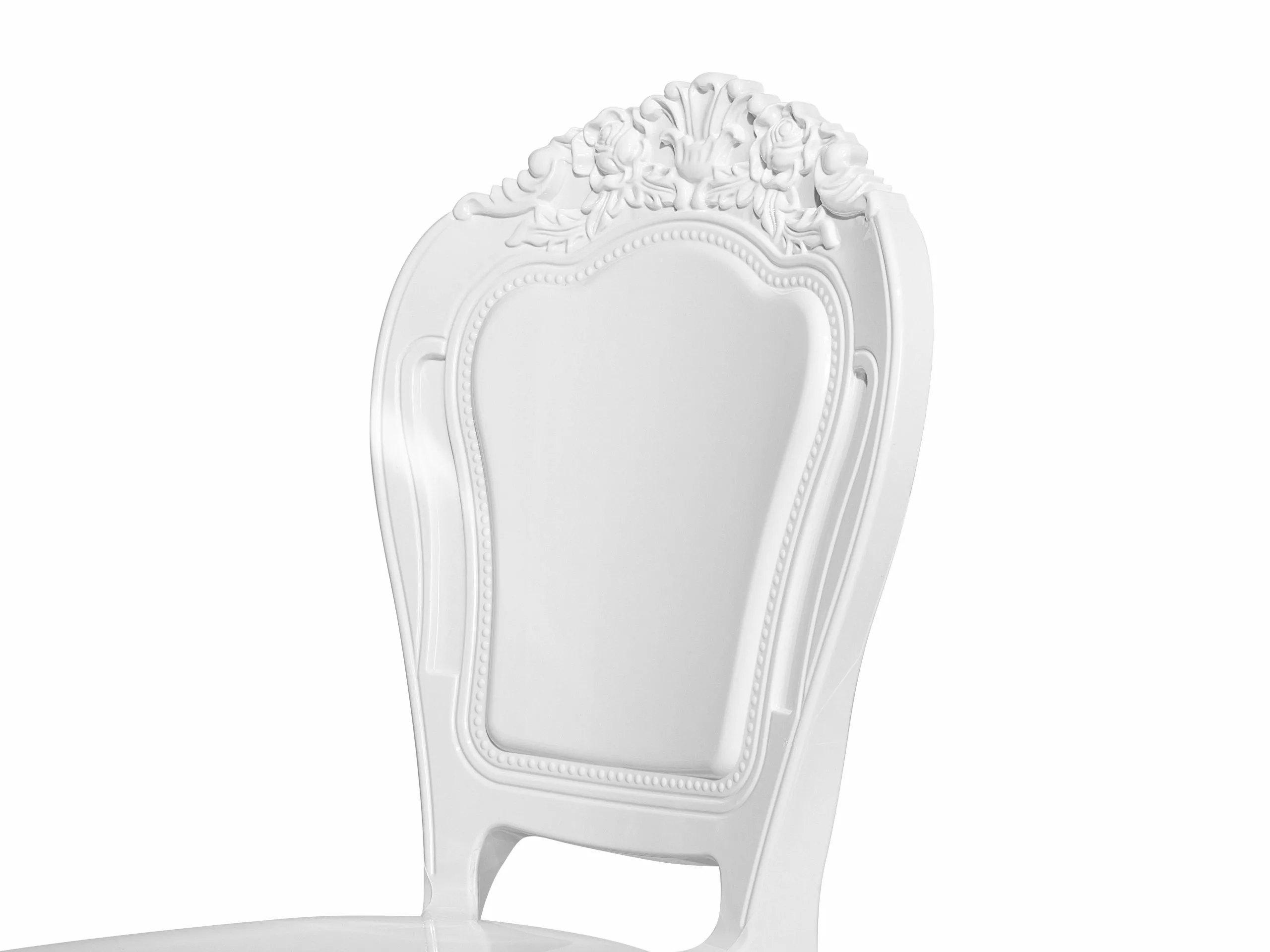 Beliani Conjunto De 2 Sillas De Comedor Blancas VERMONT - Imagen 7