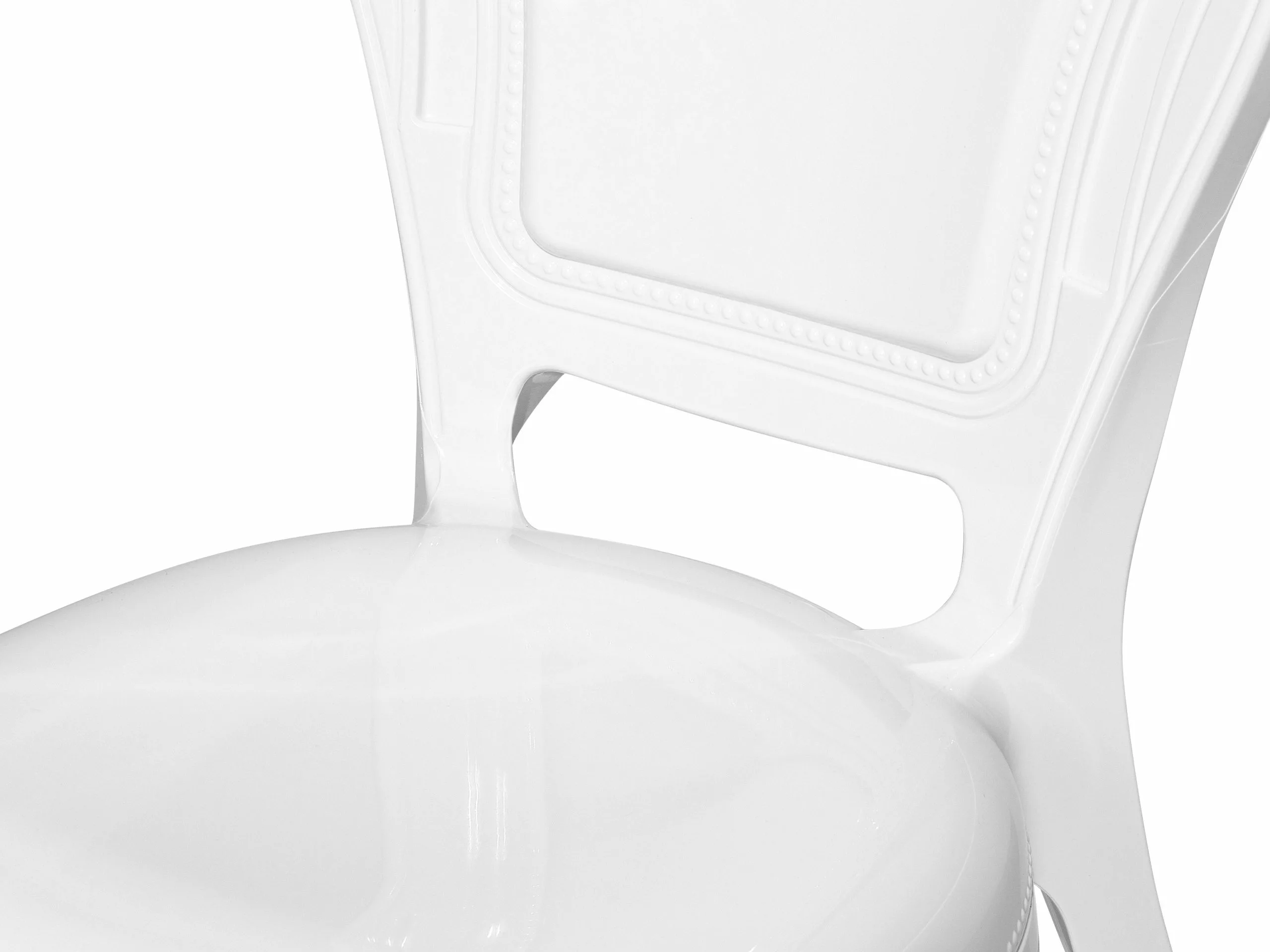 Beliani Conjunto De 2 Sillas De Comedor Blancas VERMONT - Imagen 8