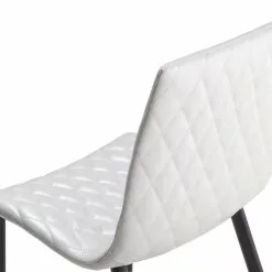 Beliani Conjunto De 2 Sillas De Comedor De Piel Sintética Blanco Crema/negro MONTANA -Sillas Ventas undef src sa picid 692856 type whitesh image scaled