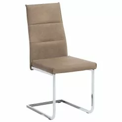 Beliani Conjunto De 2 Sillas De Comedor De Piel Sintética Beige Arena/plateado ROCKFORD 14 Beliani Conjunto De 2 Sillas De Comedor De Piel Sintética Beige Arena/plateado ROCKFORD -Sillas Ventas undef src sa picid 693140 type whitesh image scaled