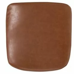 Beliani Silla De Comedor De Piel Sintética Marrón Dorado/madera Clara YORKVILLE -Sillas Ventas undef src sa picid 693231 type whitesh image scaled