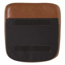 Beliani Silla De Comedor De Piel Sintética Marrón Dorado/madera Clara YORKVILLE -Sillas Ventas undef src sa picid 693232 type whitesh image scaled