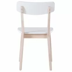 Beliani Conjunto De 2 Sillas De Comedor Blanco/madera Clara SANTOS -Sillas Ventas undef src sa picid 696483 type whitesh image scaled