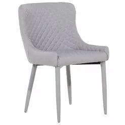 Beliani Conjunto De 2 Sillas De Comedor De Poliéster Gris Claro SOLANO 16 Beliani Conjunto De 2 Sillas De Comedor De Poliéster Gris Claro SOLANO -Sillas Ventas undef src sa picid 700557 type whitesh image scaled