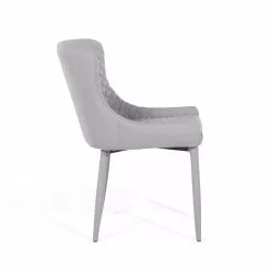 Beliani Conjunto De 2 Sillas De Comedor De Poliéster Gris Claro SOLANO 21 Beliani Conjunto De 2 Sillas De Comedor De Poliéster Gris Claro SOLANO -Sillas Ventas undef src sa picid 700562 type whitesh image scaled