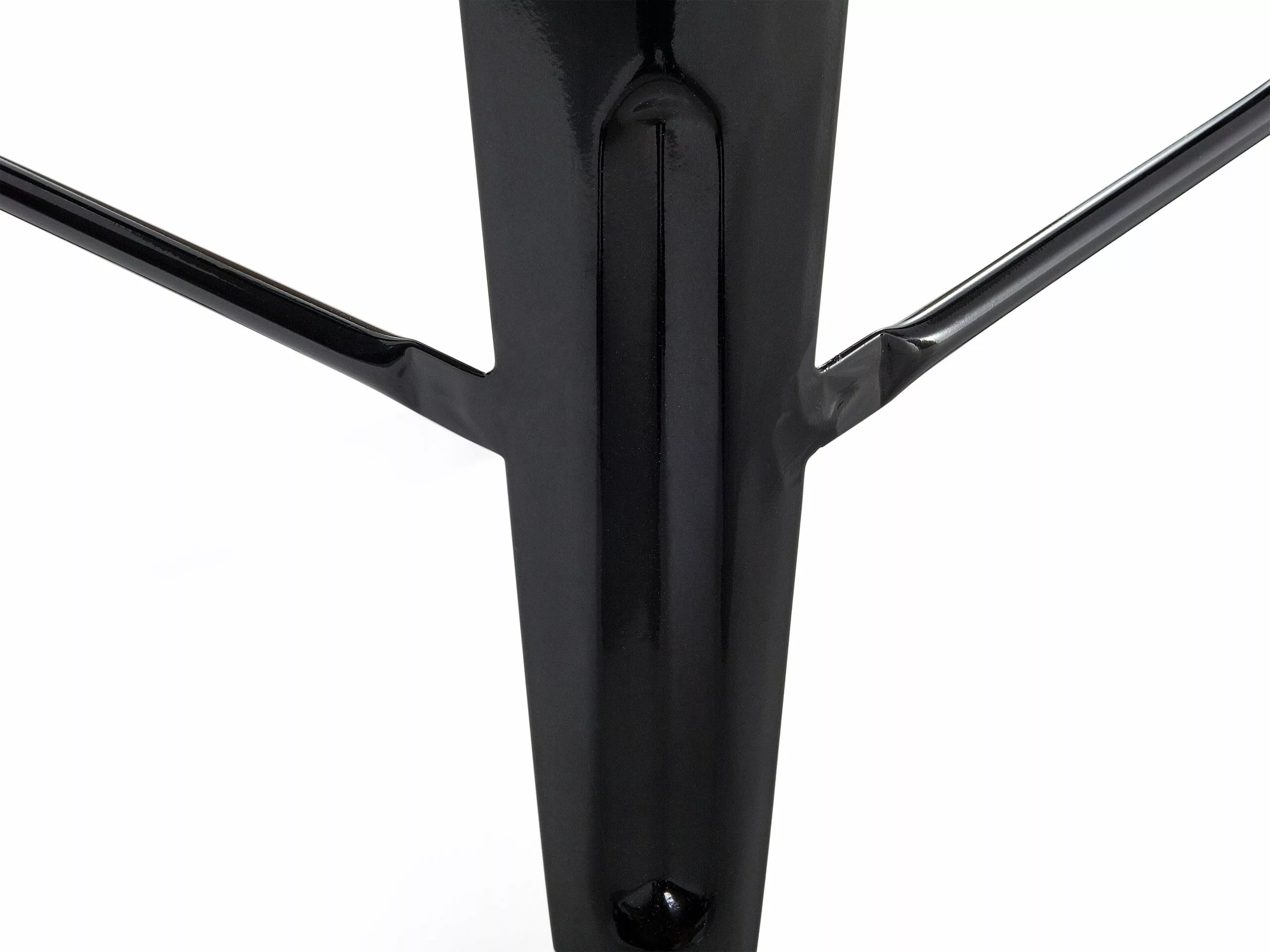 Beliani Conjunto De 2 Taburetes De Metal Negro 76 Cm CABRILLO - Imagen 7