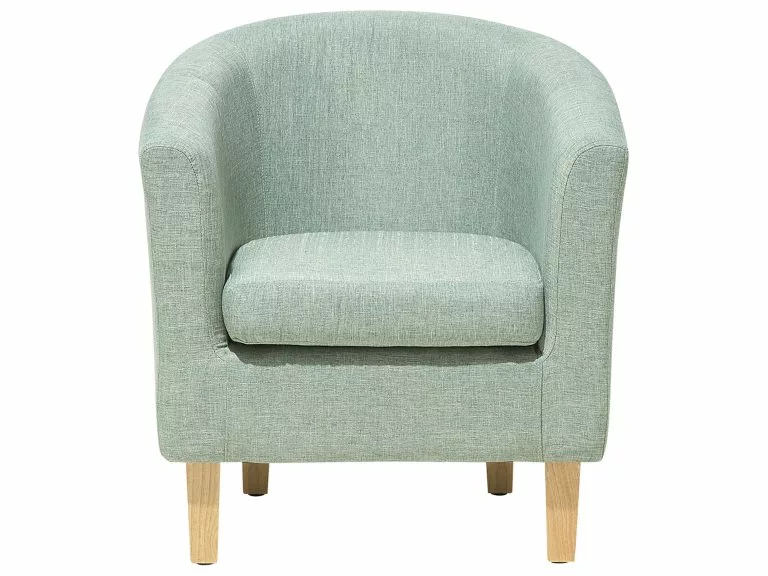 Beliani Sillón Verde Con Reposapiés HOLDEN - Imagen 4