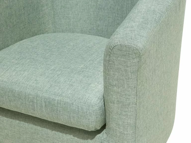 Beliani Sillón Verde Con Reposapiés HOLDEN - Imagen 9