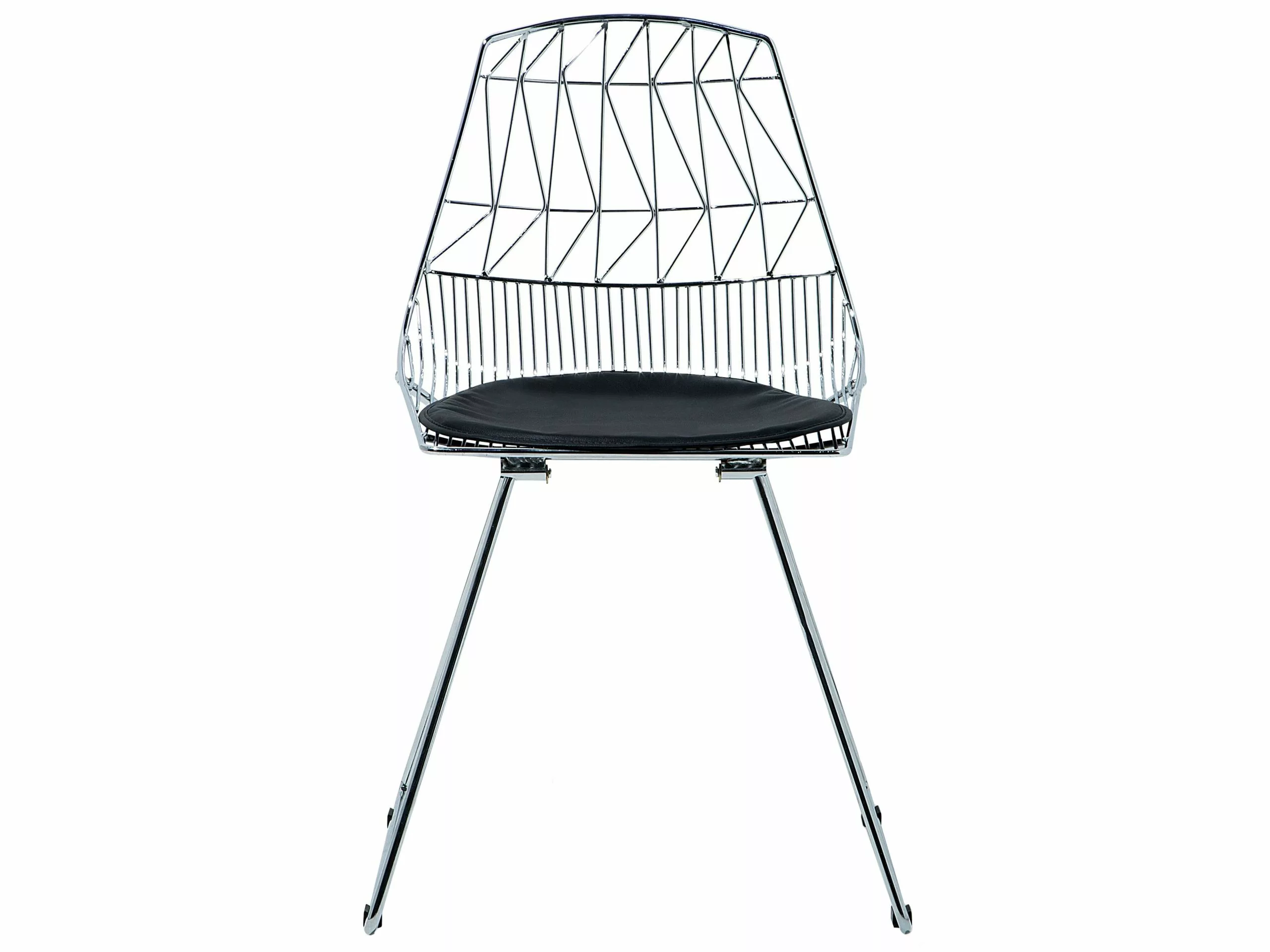 Beliani Conjunto De 2 Sillas De Comedor De Metal Plateado HARLAN 9 Beliani Conjunto De 2 Sillas De Comedor De Metal Plateado HARLAN - Imagen 7