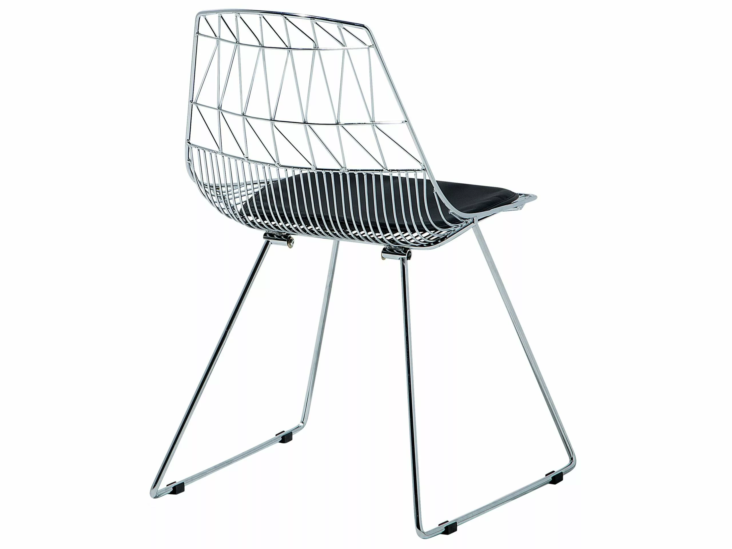 Beliani Conjunto De 2 Sillas De Comedor De Metal Plateado HARLAN 10 Beliani Conjunto De 2 Sillas De Comedor De Metal Plateado HARLAN - Imagen 8