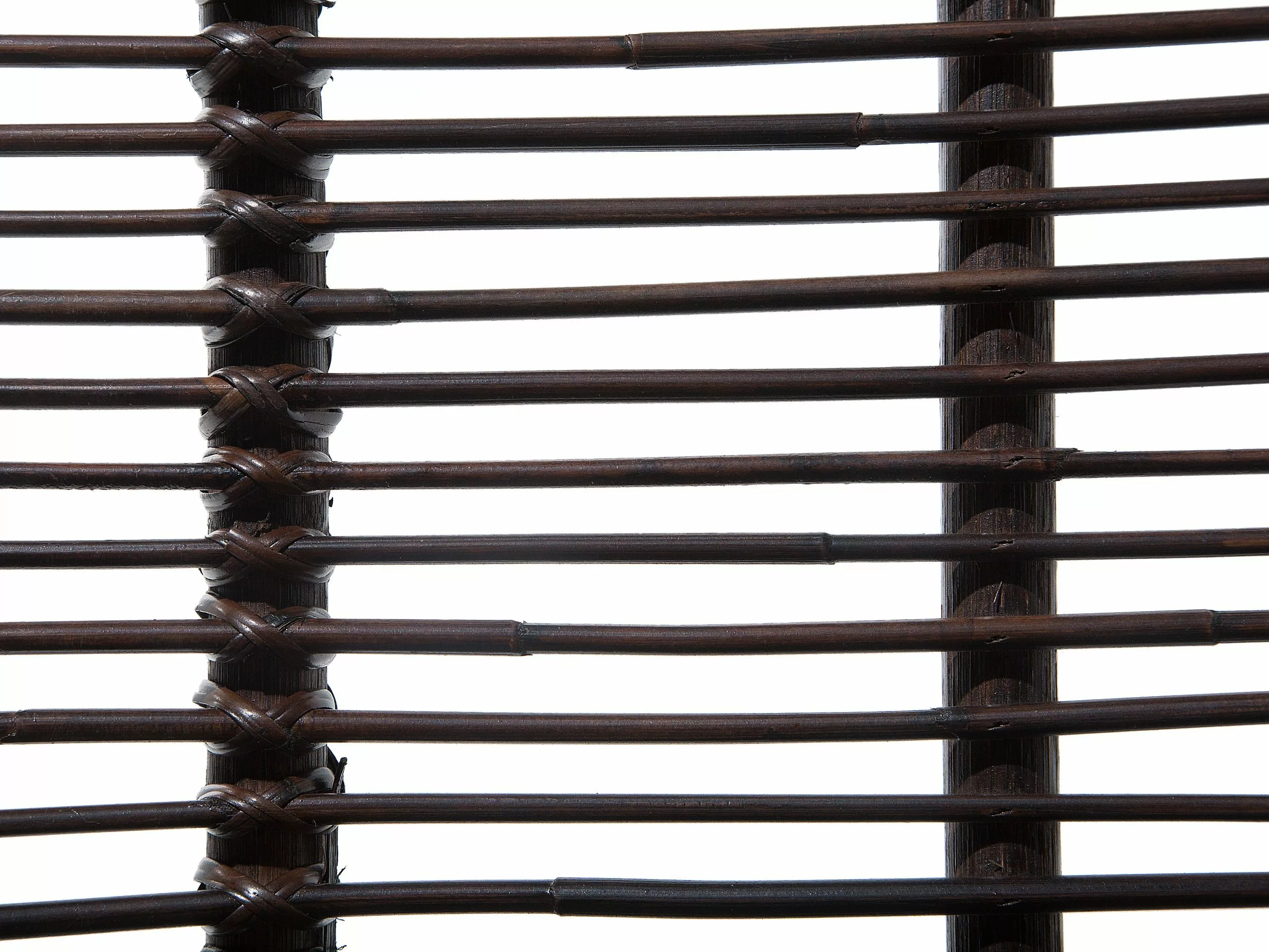 Beliani Silla De Comedor De Ratán Marrón Oscuro TOGO 12 Beliani Silla De Comedor De Ratán Marrón Oscuro TOGO - Imagen 10