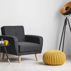 Beliani Sillón De Poliéster Negro FLORLI 13 Beliani Sillón De Poliéster Negro FLORLI -Sillas Ventas undef src sa picid 704004 type color image scaled