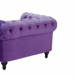 Beliani Sillón De Terciopelo Violeta/madera Oscura CHESTERFIELD 21 Beliani Sillón De Terciopelo Violeta/madera Oscura CHESTERFIELD -Sillas Ventas undef src sa picid 705692 type whitesh image scaled