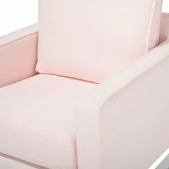 Beliani Sillón De Poliéster Rosa/plateado VIND -Sillas Ventas undef src sa picid 707568 type whitesh image scaled
