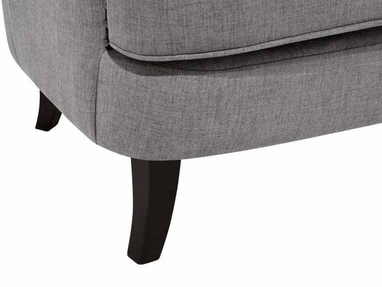 Beliani Sillón Tapizado Gris Claro VIBORG II 10 Beliani Sillón Tapizado Gris Claro VIBORG II - Imagen 8