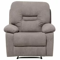 Beliani Sillón Reclinable De Poliéster Gris Pardo BERGEN -Sillas Ventas undef src sa picid 709968 type whitesh image scaled