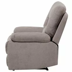 Beliani Sillón Reclinable De Poliéster Gris Pardo BERGEN -Sillas Ventas undef src sa picid 709969 type whitesh image scaled