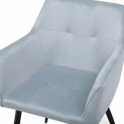 Beliani Conjunto De 2 Sillas De Comedor De Terciopelo Gris Claro/negro JASMIN 18 Beliani Conjunto De 2 Sillas De Comedor De Terciopelo Gris Claro/negro JASMIN -Sillas Ventas undef src sa picid 710945 type whitesh image scaled