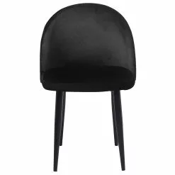 Beliani Conjunto De 2 Sillas De Comedor De Terciopelo Negro VISALIA 15 Beliani Conjunto De 2 Sillas De Comedor De Terciopelo Negro VISALIA -Sillas Ventas undef src sa picid 711019 type whitesh image scaled