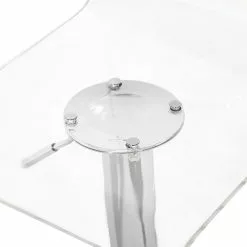 Beliani Conjunto De 2 Taburetes De Bar En Blanco Transparente MALTA -Sillas Ventas undef src sa picid 711592 type whitesh image scaled