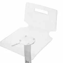 Beliani Conjunto De 2 Taburetes De Bar En Blanco Transparente MALTA -Sillas Ventas undef src sa picid 711594 type whitesh image scaled