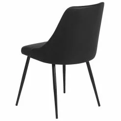 Beliani Conjunto De 2 Sillas De Comedor De Piel Sintética Negra VALERIE -Sillas Ventas undef src sa picid 712750 type whitesh image scaled