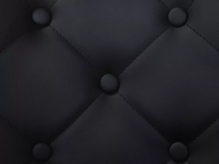 Beliani Conjunto De 2 Sillas De Comedor De Piel Sintética Negra VALERIE - Imagen 10