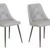 Beliani Conjunto De 2 Sillas De Comedor De Piel Sintética Gris Claro/negro VALERIE 2 Beliani Conjunto De 2 Sillas De Comedor De Piel Sintética Gris Claro/negro VALERIE -Sillas Ventas undef src sa picid 712759 type whitesh image