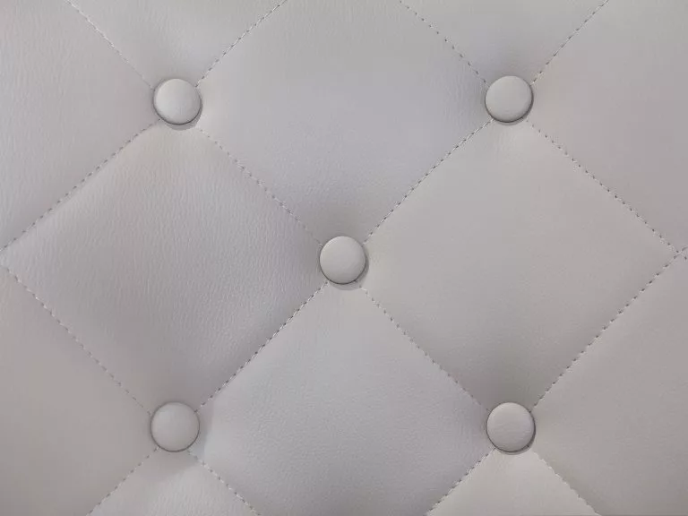 Beliani Conjunto De 2 Sillas De Comedor De Piel Sintética Gris Claro/negro VALERIE - Imagen 9