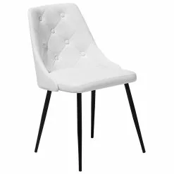 Beliani Conjunto De 2 Sillas De Comedor De Piel Sintética Blanca VALERIE 14 Beliani Conjunto De 2 Sillas De Comedor De Piel Sintética Blanca VALERIE -Sillas Ventas undef src sa picid 712771 type whitesh image scaled