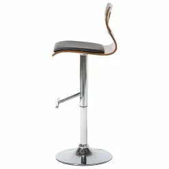 Beliani Taburete De Barra Negro/marrón PETERSBURG -Sillas Ventas undef src sa picid 713223 type whitesh image scaled